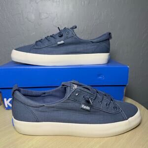 Keds Women's Kickback Sneaker, Vintage Indigo, 6.5M